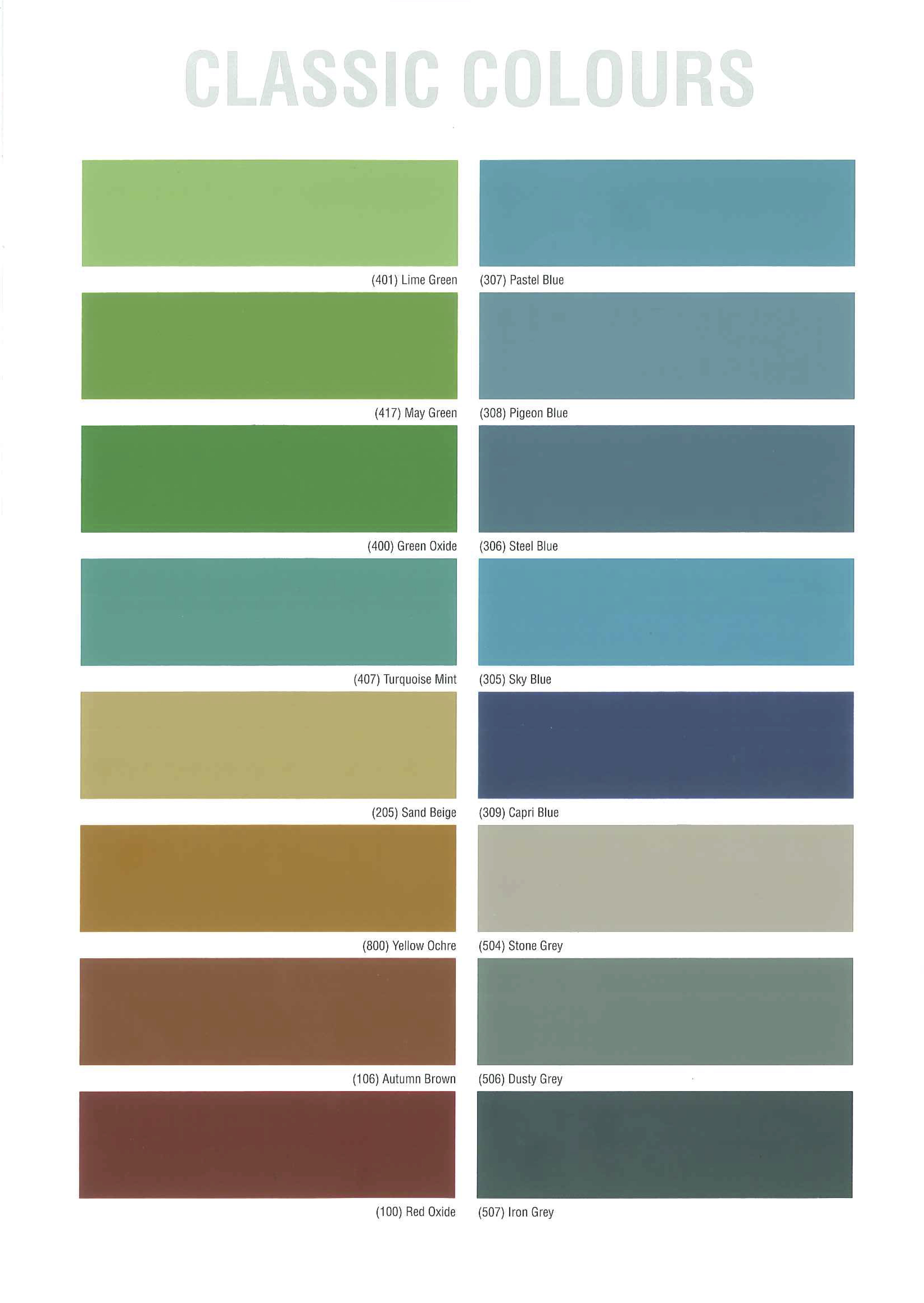 Classic colors