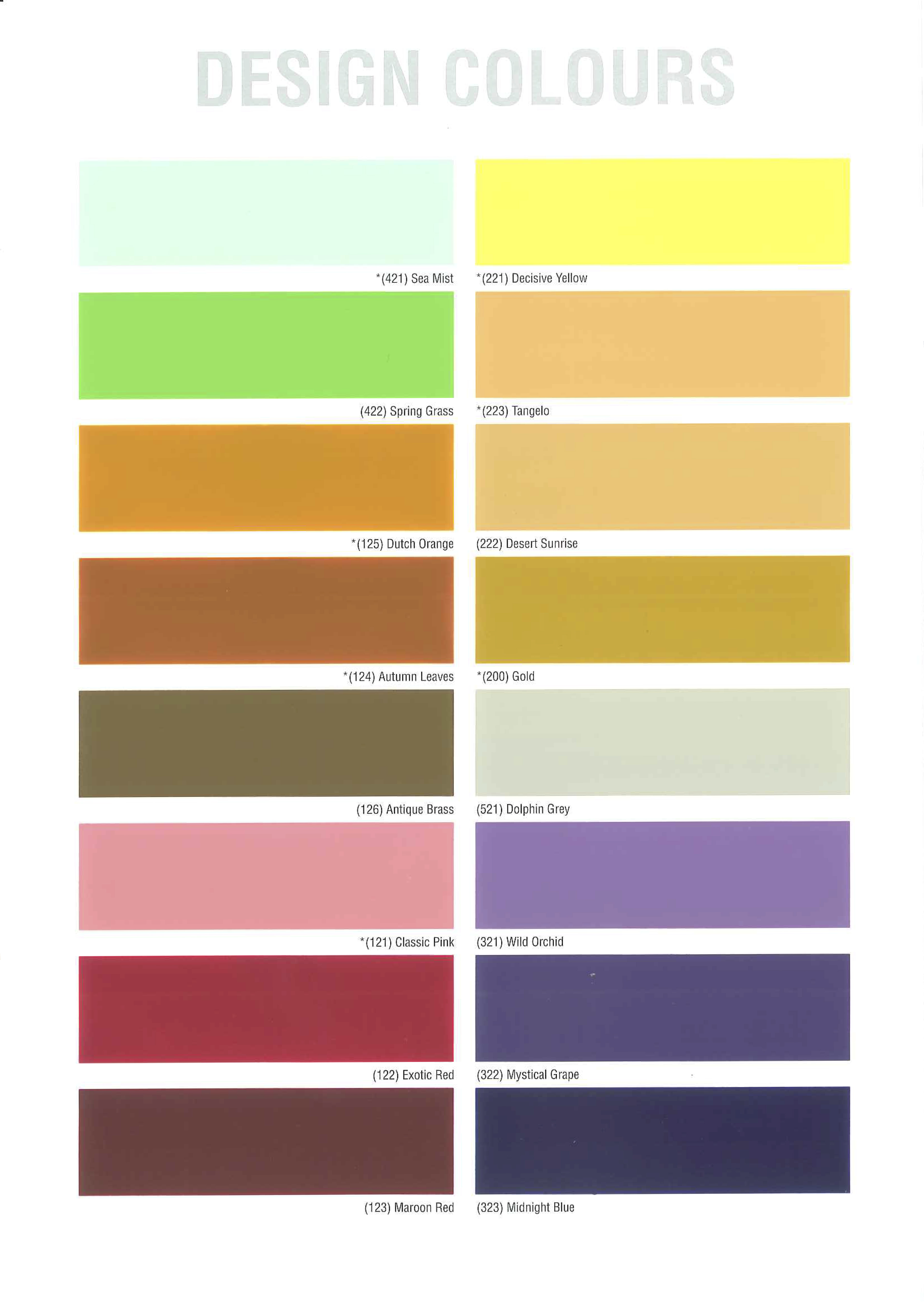 Design colors